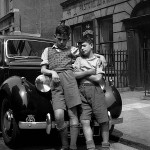 Raymond Scalionne and Razzi Tuffano, Hatton Garden, Clerkenwell, 1949